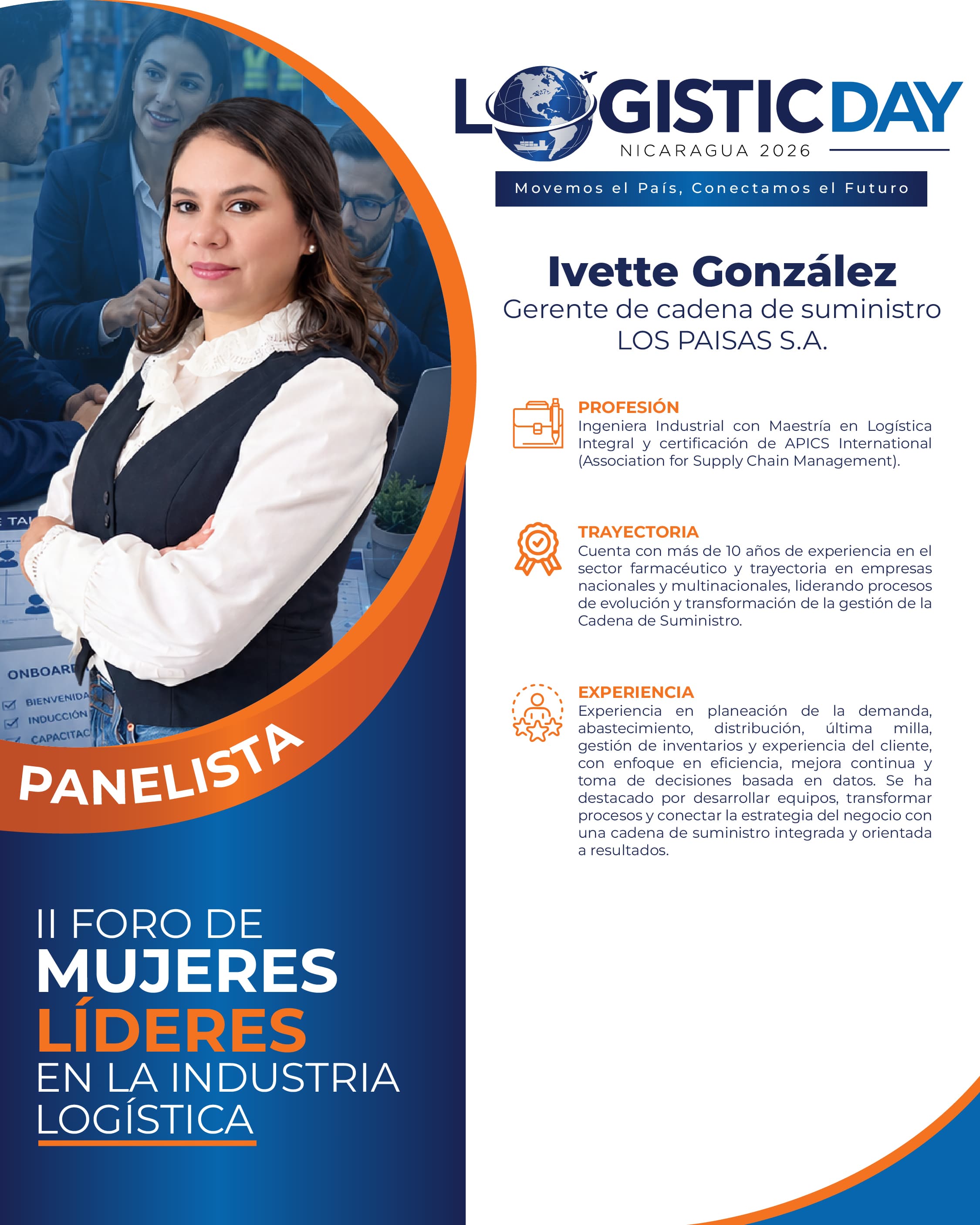Ivette González, panelista del II Foro de Mujeres Líderes