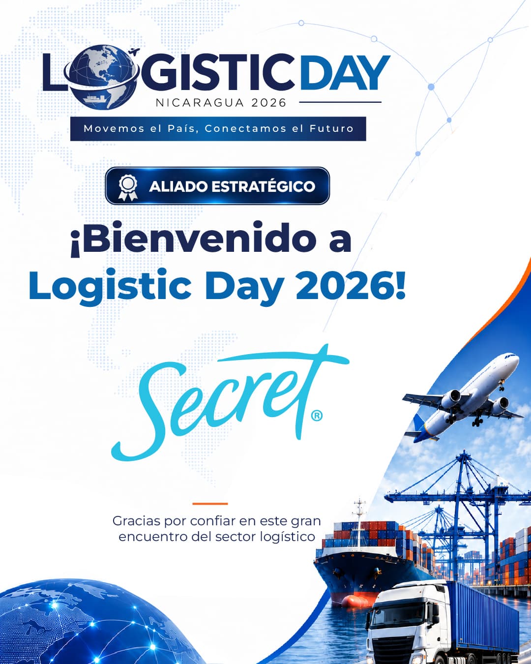 Arte de Secret como Aliado Estratégico de Logistic Day 2026