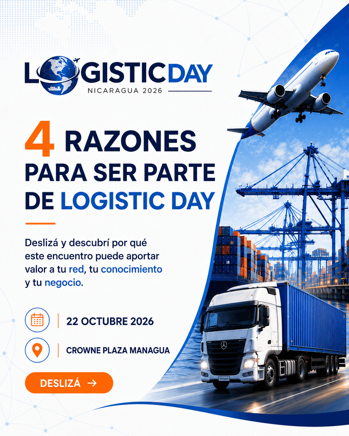 Arte: Cuatro razones para ser parte de Logistic Day
